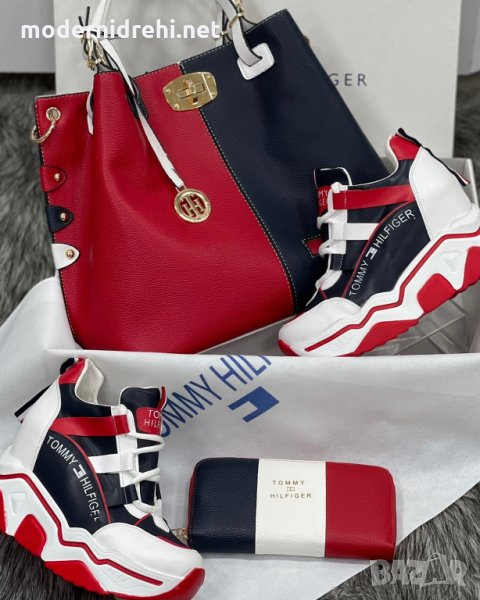 Дамска чанта портфейл и спортни обувки Tommy Hilfiger код 155, снимка 1