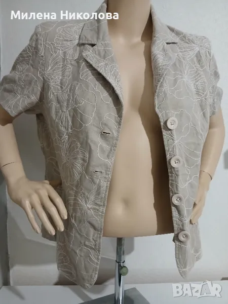 Лятно сако лен  , снимка 1