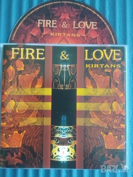 Love & Fire Kirtans - оригинален диск Индианска музика, снимка 1