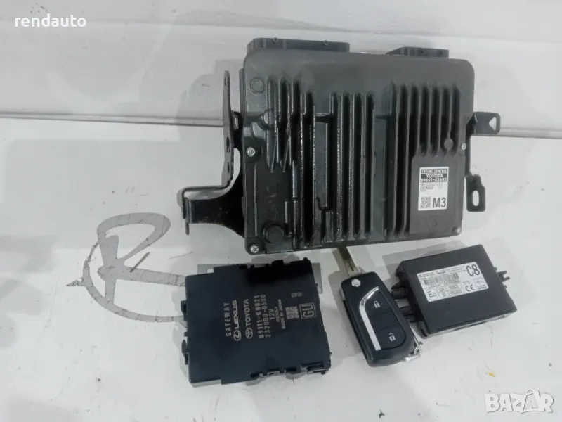 89661-k0692 Компютър с ключ и имобилайзер Toyota Yaris P21 1.5 m15a 2020-2024, снимка 1