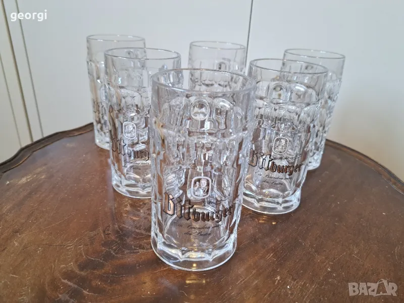 немски халби за бира Bitburger 0,3l      14/5, снимка 1