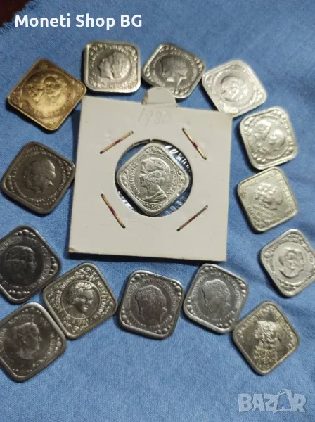 Монети от 5 цента с кралското семейство на Нидерландия, снимка 1