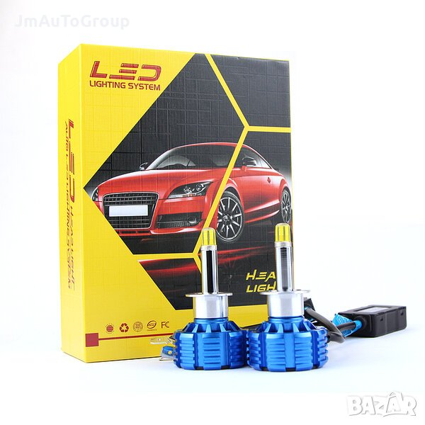 360 Cree LED крушки 90W 6500K SUPER HIGH POWER, 2 броя лед в комплект, 12V/24V, снимка 1