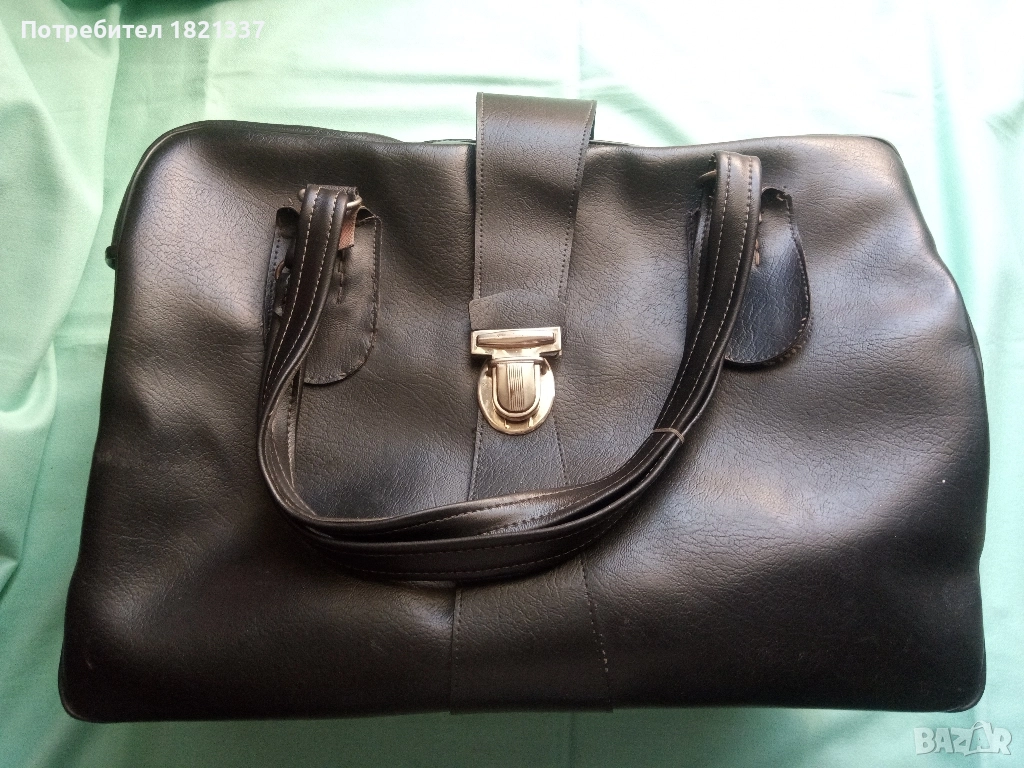 Кожена пътна чанта, снимка 1
