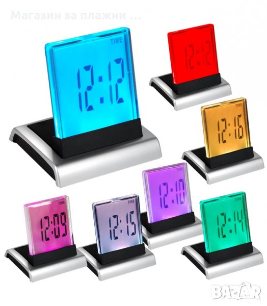 СТАЕН СВЕТЕЩ LED ЧАСОВНИК СВЕТЕЩ - код 261, снимка 1
