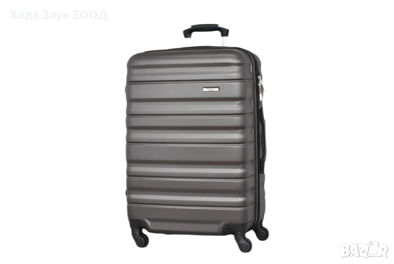 Куфар 65 х 44 х 27см Среден Размер Тъмно Сив/ Тъмно Син, снимка 1