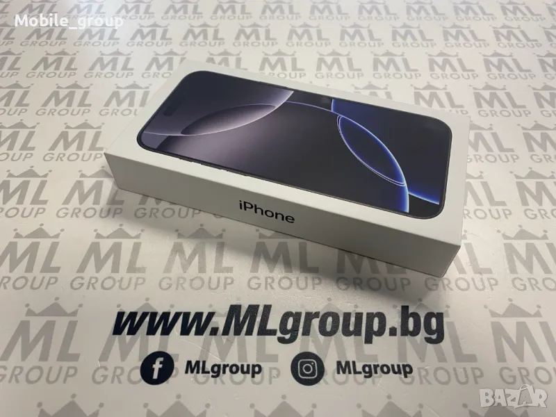 #MLgroup предлага iPhone 16 Pro Max 256GB, нов., снимка 1