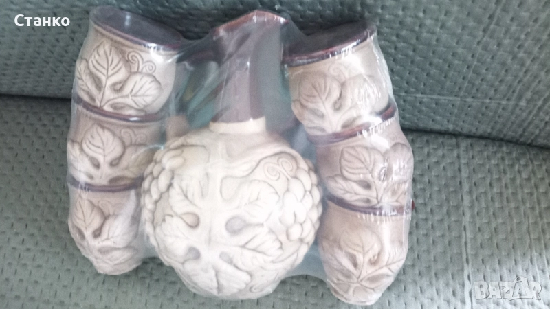 керамичен сервиз за вино , снимка 1