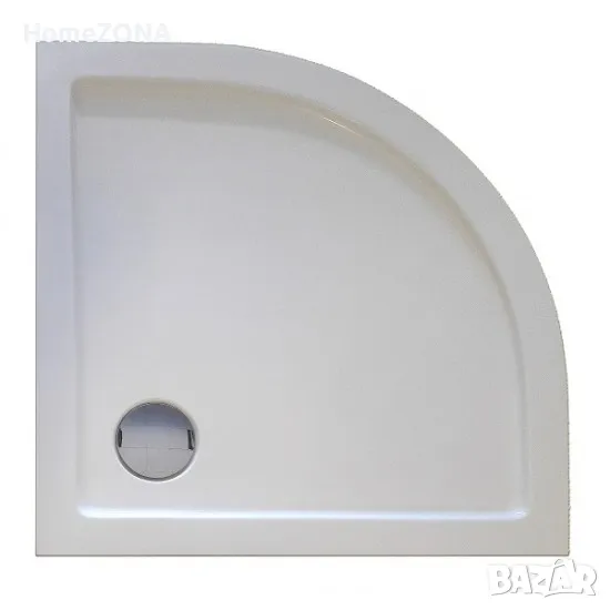 Овално акрилно душ корито ZEUS, 100х100 см, снимка 1