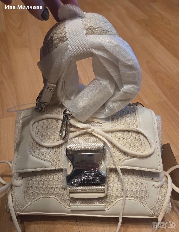 Чантичка Steve Madden Bdiego ecru, снимка 1