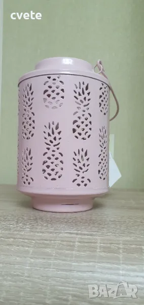 Розов свещник, снимка 1