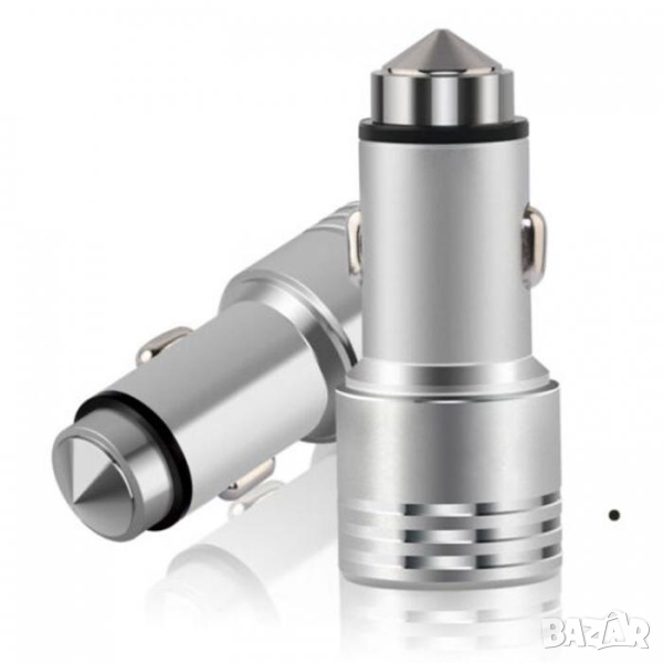 Адаптер за запалка с 2 порта и кабел автомобил джип миниван кола, снимка 1