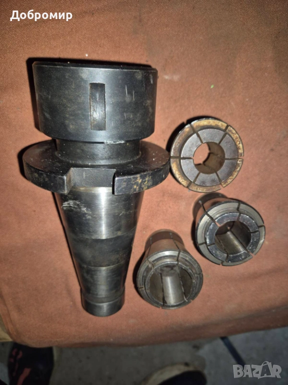 Цангодържач 3бр цанги  ф20 ф25  ф32, снимка 1