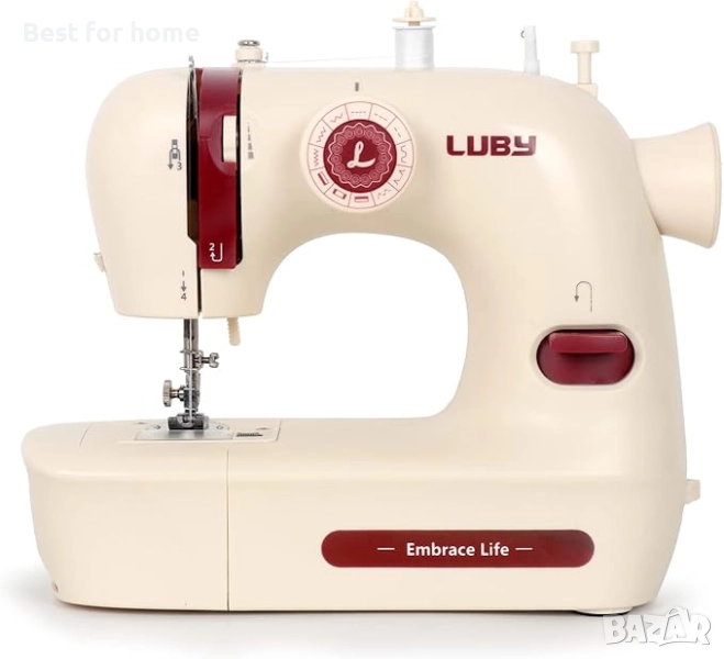 Luby електрическа,мини, преносима шевна машина, снимка 1