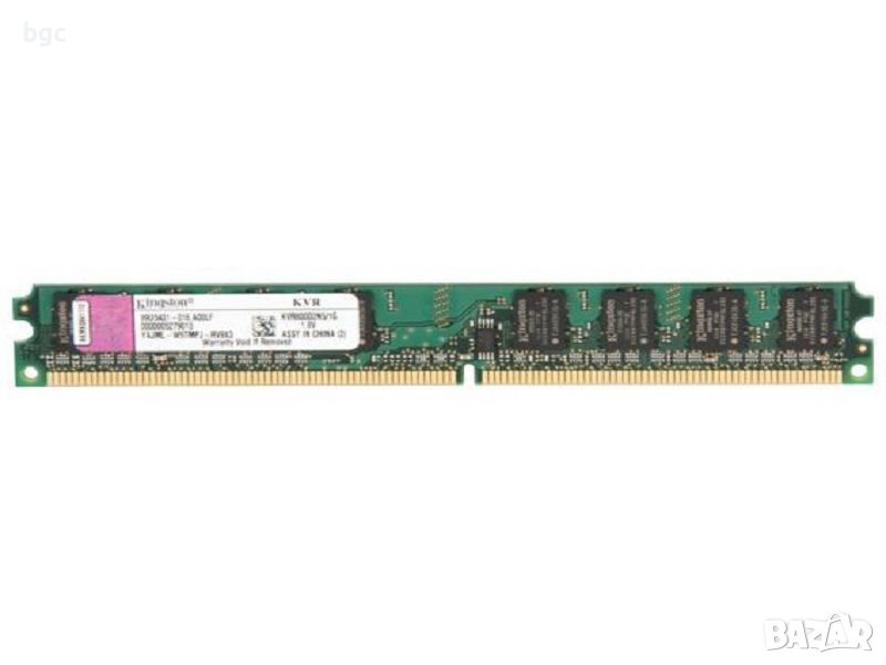 НОВА DDR2 Оригинална Kingston РАМ ПАМЕТ RAM DDR2 DIMM за стационарен компютър Нископрофилна , снимка 1