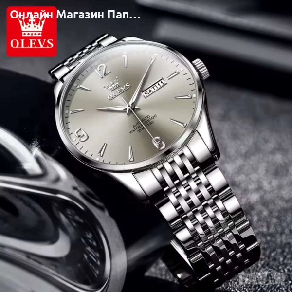 OLEVS 9928 Автоматичен мъжки луксозен часовник, снимка 1