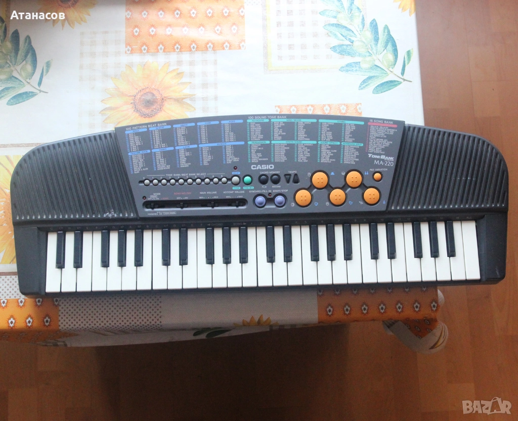 CASIO MA-220 KEYBOARD синтезатор, снимка 1
