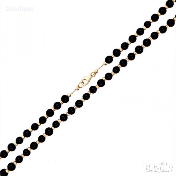 Златен синджир с топчета 7,77гр. 58см. 14кр. проба:585 модел:11614-2, снимка 1