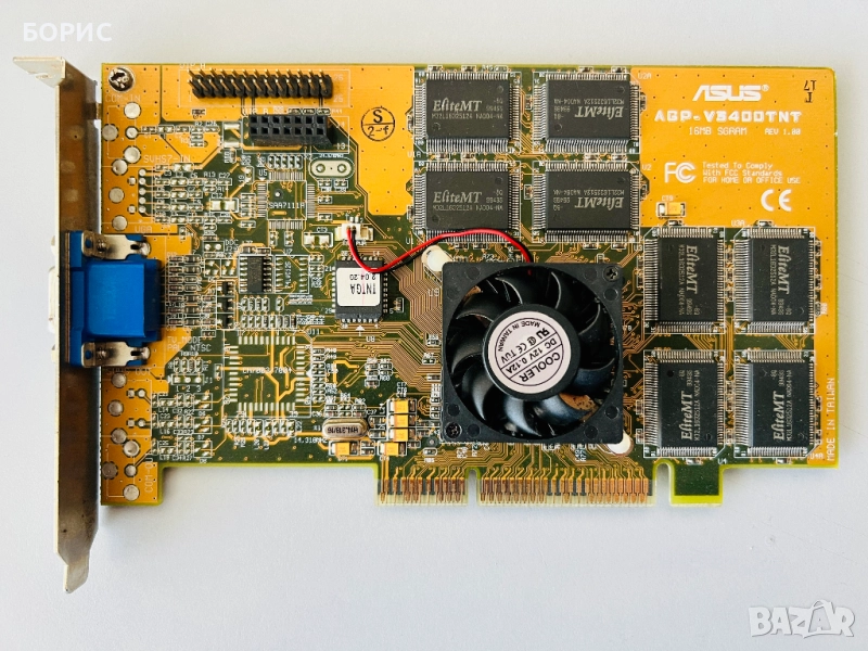 Ретро видеокарта ASUS V3400TNT, снимка 1