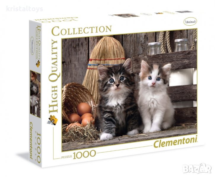 Пъзел 1000 части Сладки Котенца Клементони Clementoni 39340, снимка 1