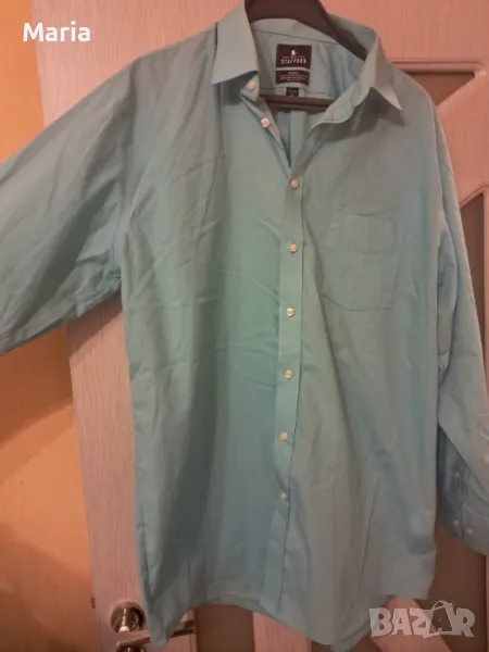 Мъжка риза голям размер, снимка 1