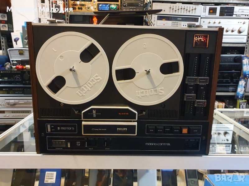 Ролков магнетофон Philips N4415 В отлично техническо и визуално състояние., снимка 1