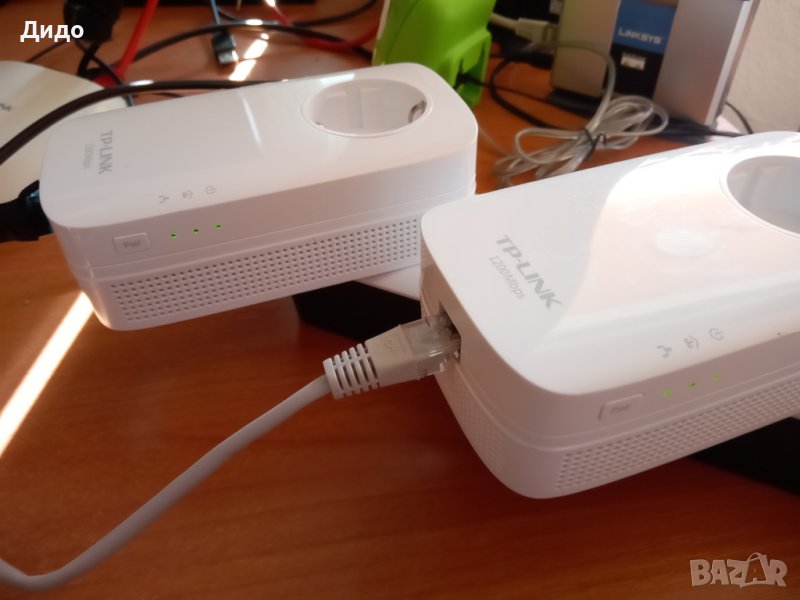 TP-Link TL-PA8010P KIT AV1300 Gigabit port Powerline адаптер Интернет по домашната електрическа мреж, снимка 1