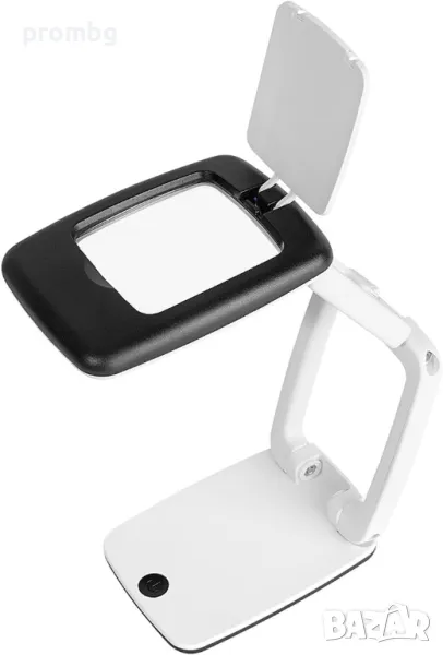 настолна сгъваема лупа с LED светлина и 3x увеличение, WEDO Германия, снимка 1