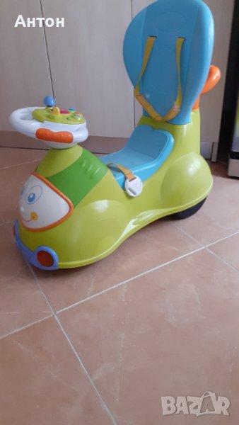 Детска музикална кола за бутане., снимка 1