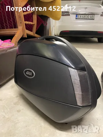 куфари Givi V35 NT с рамка за Suzuki Bandit 650 / 1250 / GSX 650F, снимка 5 - Аксесоари и консумативи - 55923192