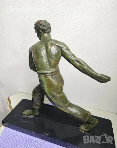 Бронзова Скулптора, Александър Келети 1930г. , снимка 6 - Антикварни и старинни предмети - 53013467