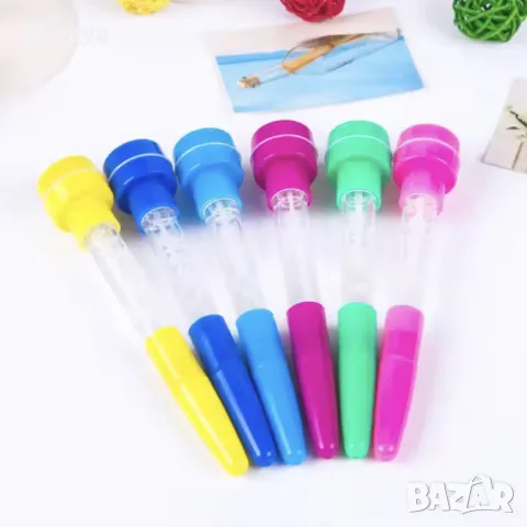 5589 Химикалка с печат и сапунени балончета, снимка 6 - Ученически пособия, канцеларски материали - 48549098