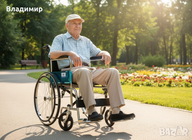 Рингова инвалидна количка за възрастни - НОВА, снимка 3 - Инвалидни колички - 53487635