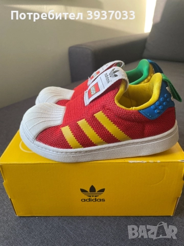 Adidas Superstar Lego детски кецове, снимка 5 - Детски маратонки - 51537120