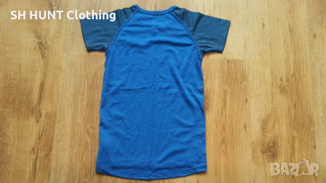 DEVOLD BREEZE KID T-SHIRT 100% Merino Wool размер 8 г / 128 см детска тениска - 301, снимка 2 - Детски тениски и потници - 41629950