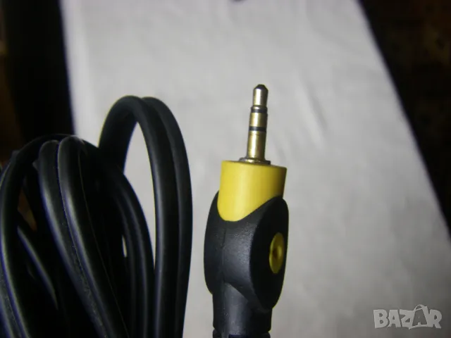 Дебел аудио кабел със стерео жак 3.5мм черен - 3 метра, снимка 2 - Други - 47392915