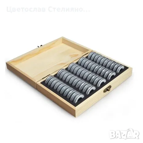 Кутия за монети/ 50 бр./ капсули, снимка 5 - Нумизматика и бонистика - 40120358