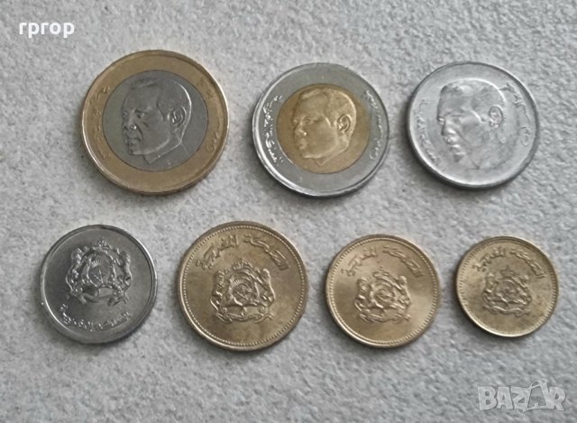 Монети. Мароко. Дирхам . 7 бройки. Новата серия монети., снимка 11 - Нумизматика и бонистика - 39029938
