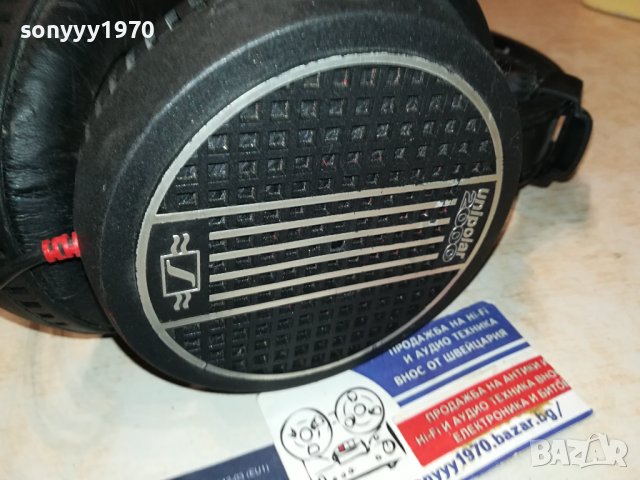 SENNHEISER UNIPOLAR 2000-BIG HEADPHONES-GERMANY 2008231150, снимка 4 - Слушалки и портативни колонки - 41909168