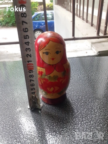 Стара руска кукла матрьошка 8 в 1, снимка 7 - Антикварни и старинни предмети - 53278726