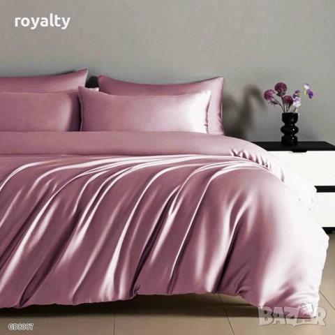 Луксозен комплект от висококачествен памучен сатен, снимка 7 - Спално бельо - 52182706