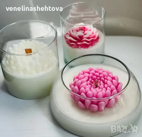 3D малка хризантема Силиконов молд форма за свещи сапун смола фондан за декорация на торта , снимка 3 - Форми - 48806229