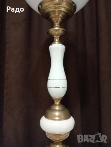 Комплект от две много големи порцеланови лампи - лампа, снимка 4 - Антикварни и старинни предмети - 52511839