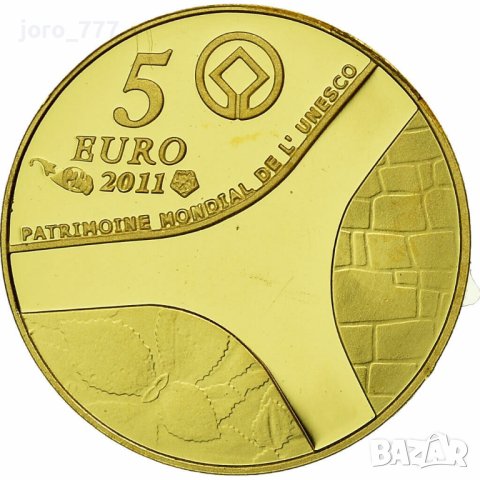 5 евро златна монета "Замък Версай" 2011, снимка 2 - Нумизматика и бонистика - 42274908