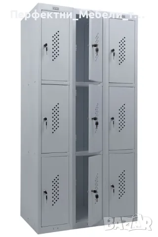 Метален гардероб за 6 души,гардероб с 9 врати-на склад!доставка до 2 дни!, снимка 3 - Шкафове и рафтове - 48245841