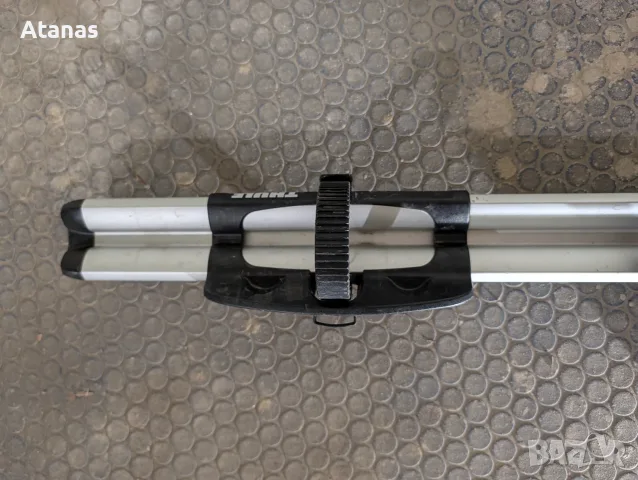 Thule wingbar Evo 127 cm. греди за Тойота рав4 2017 и 2бр Thule ProRide 591 багажник за колело, снимка 9 - Аксесоари и консумативи - 55891584