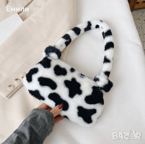 Плюшена чанта кравичка , снимка 1