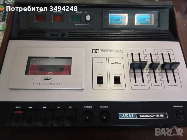 Дек Akai GXC-38 , снимка 2 - Ресийвъри, усилватели, смесителни пултове - 51462691