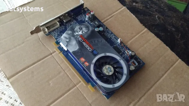 Видео карта ATi Radeon Sapphire HD 4650 HDMI 512MB GDDR3 128bit PCI-E, снимка 4 - Видеокарти - 49768819