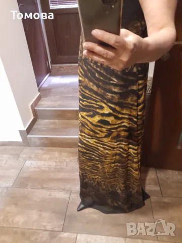 Дълга елегантна рокля roberto cavalli - № ХЛ, снимка 4 - Рокли - 50390273